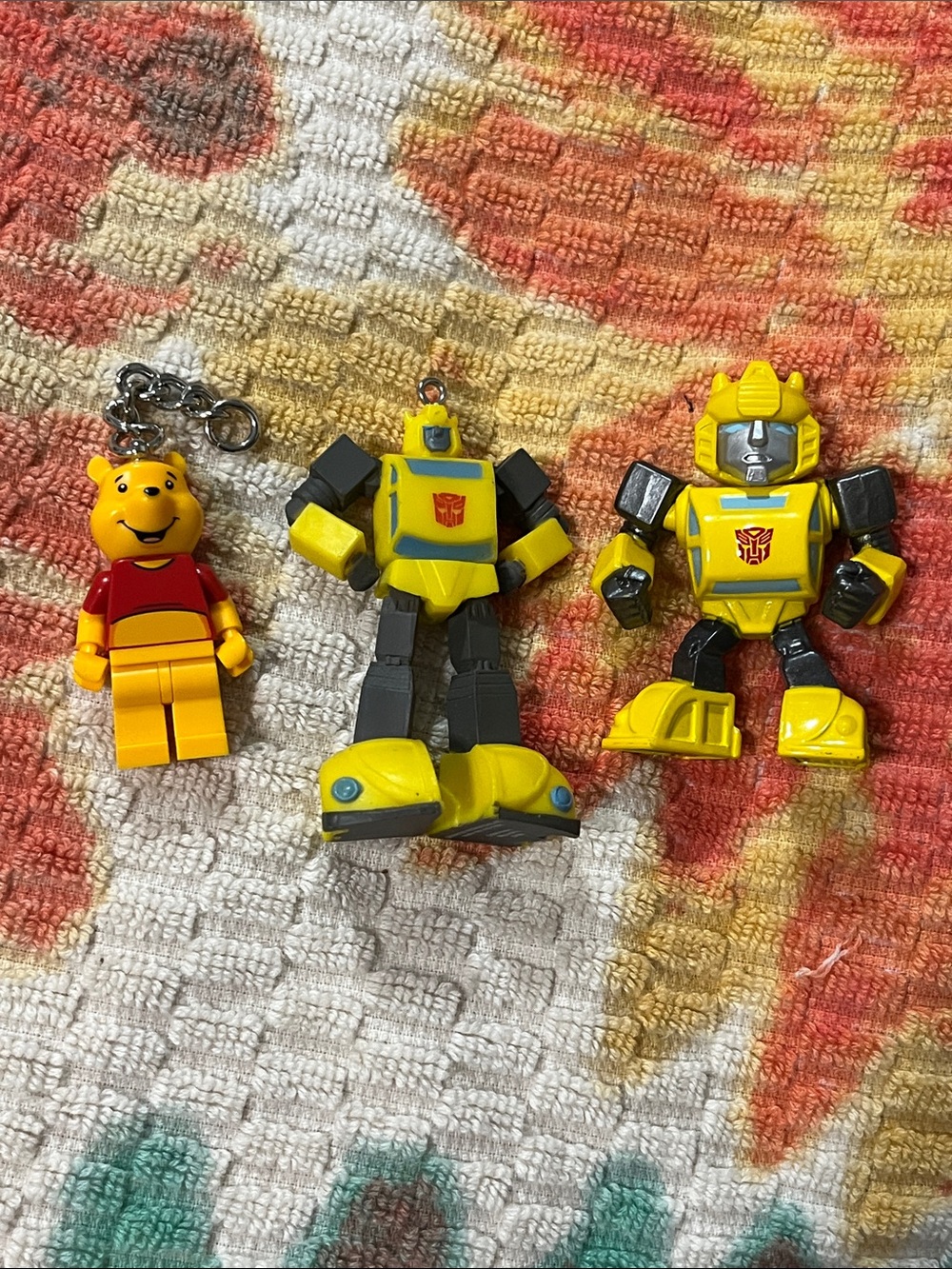 Bumblebee Yellow Key & Card Holder Charm